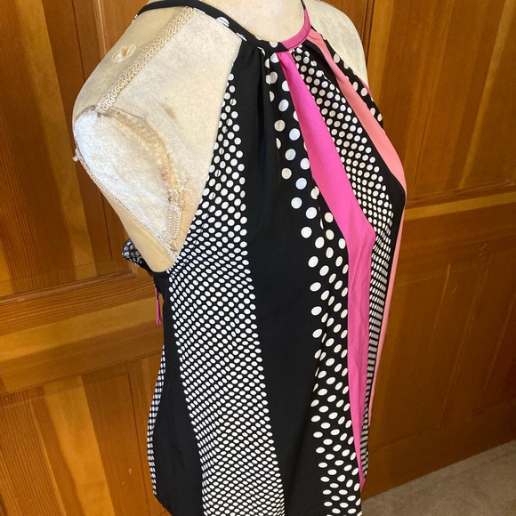 Patchwork Tank Polka Dotted Cami Top - Picture 11 of 14